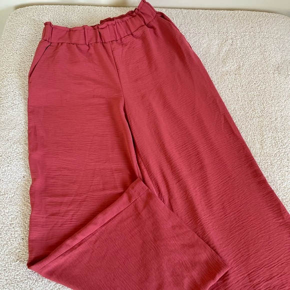 Hilary Radley Pants - Hilary Radley Coral wide leg casual spring fall  Pants M